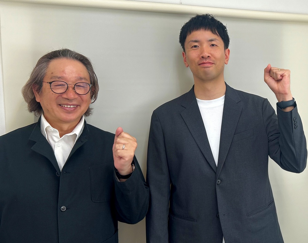竹内嘉浩代表と船越俊宏カウンセラー